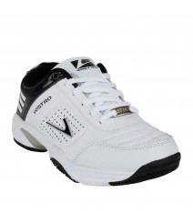 Vostro White Black Sports Shoes for Women - VSS0034